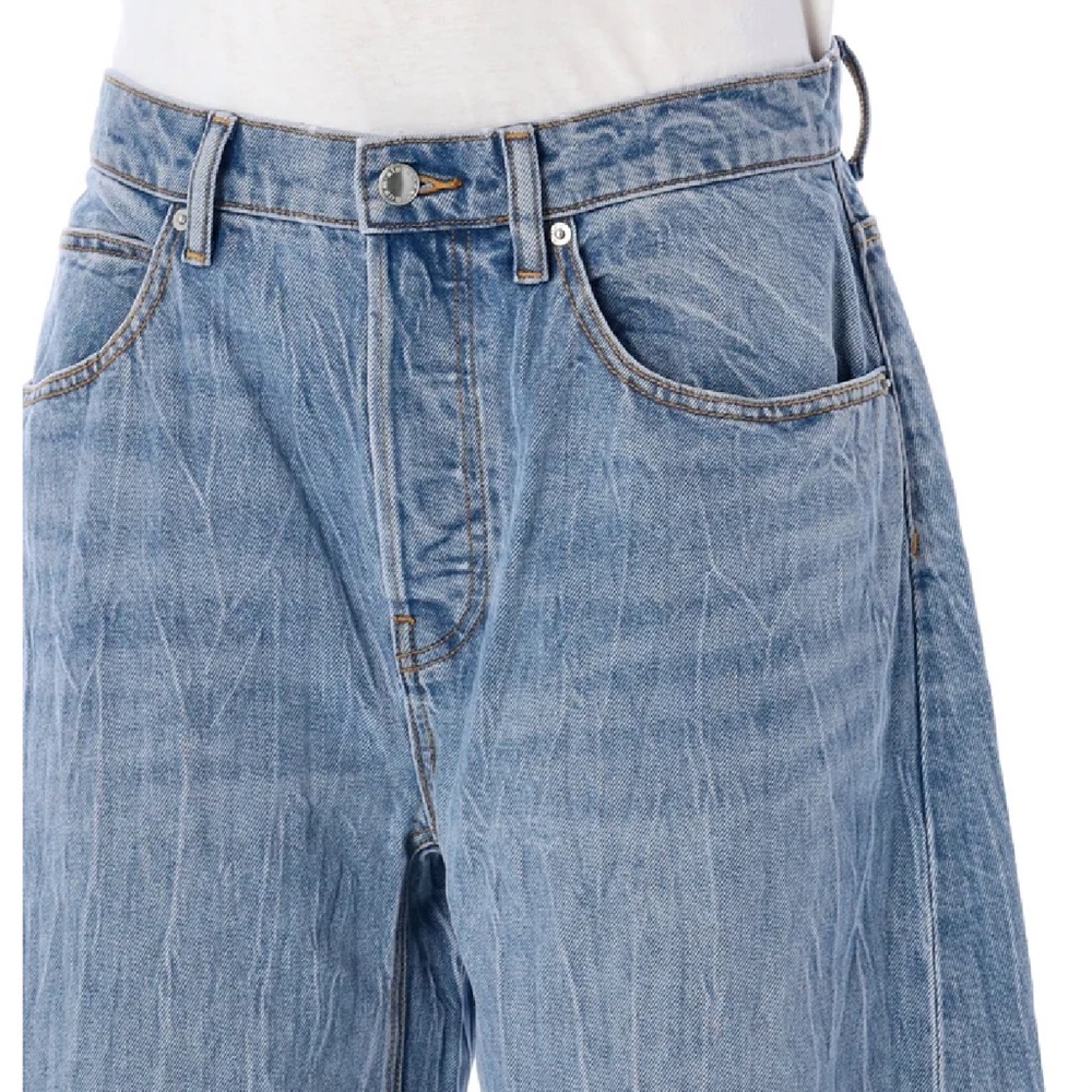 Alexander Wang Women Oversized Round Low Rise Jeans - Picture 2 of 5